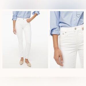 J.Crew High Rise White Skinny Jeans 27